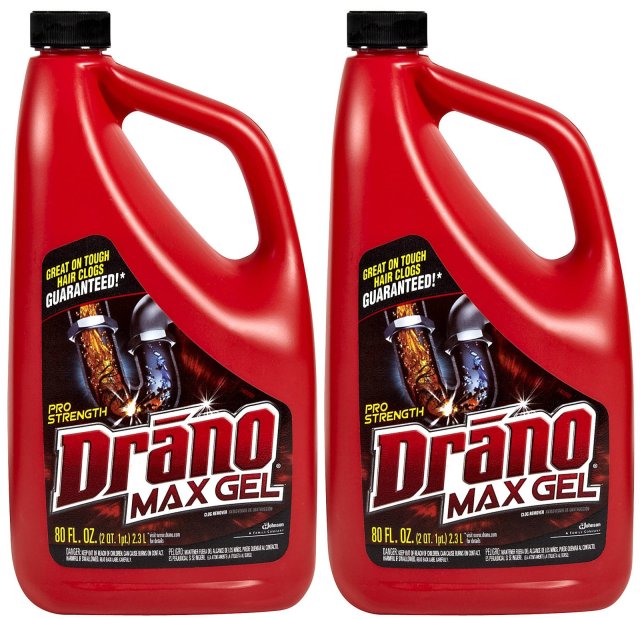 This post brought to you by Drano...I go through 4 bottles of this stuff a week clearing the decrepit old piping systems in my house. 